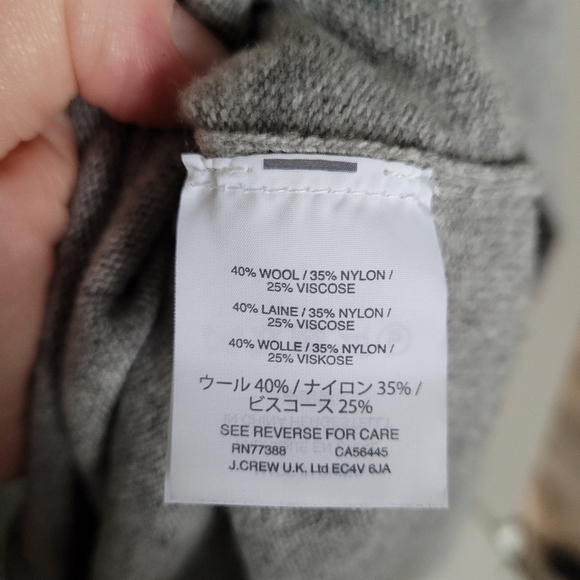 J. Crew V- Neck Wool Sweater - Picture 5 of 6